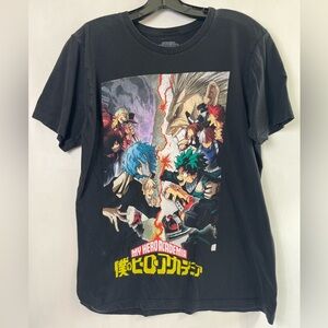 My Hero Academia Funimation Boys Anime Graphic T-shirt Multi-colored Sz M